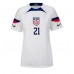 Spojené štáty Timothy Weah #21 Domáci Ženy futbalový dres MS 2022 Krátky Rukáv